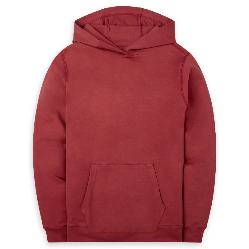 Pullover Hoodie - Washed Burgundy