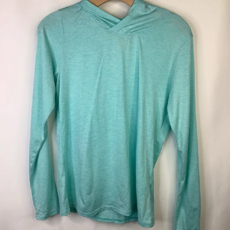 slim-fit hoodies for men -Size 8-9: Nike Light blue Heathered Light Hoodie