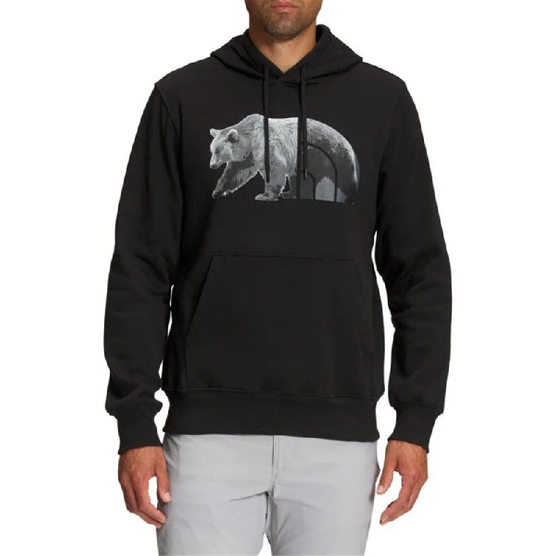 The North Face Men's Bear Logo Hoodie Sweatshirt Black Size XX-Large