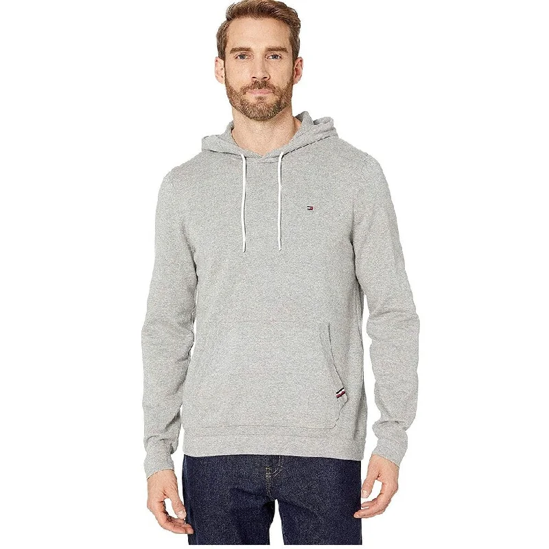 Tommy Hilfiger Men's Victor Popover Hoodie Grey Size 2 Extra Large