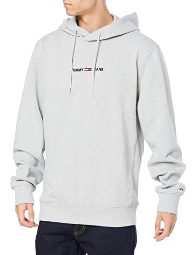 Tommy Jeans Unisex Tjm Straight Logo Hoodie Sweatshirt